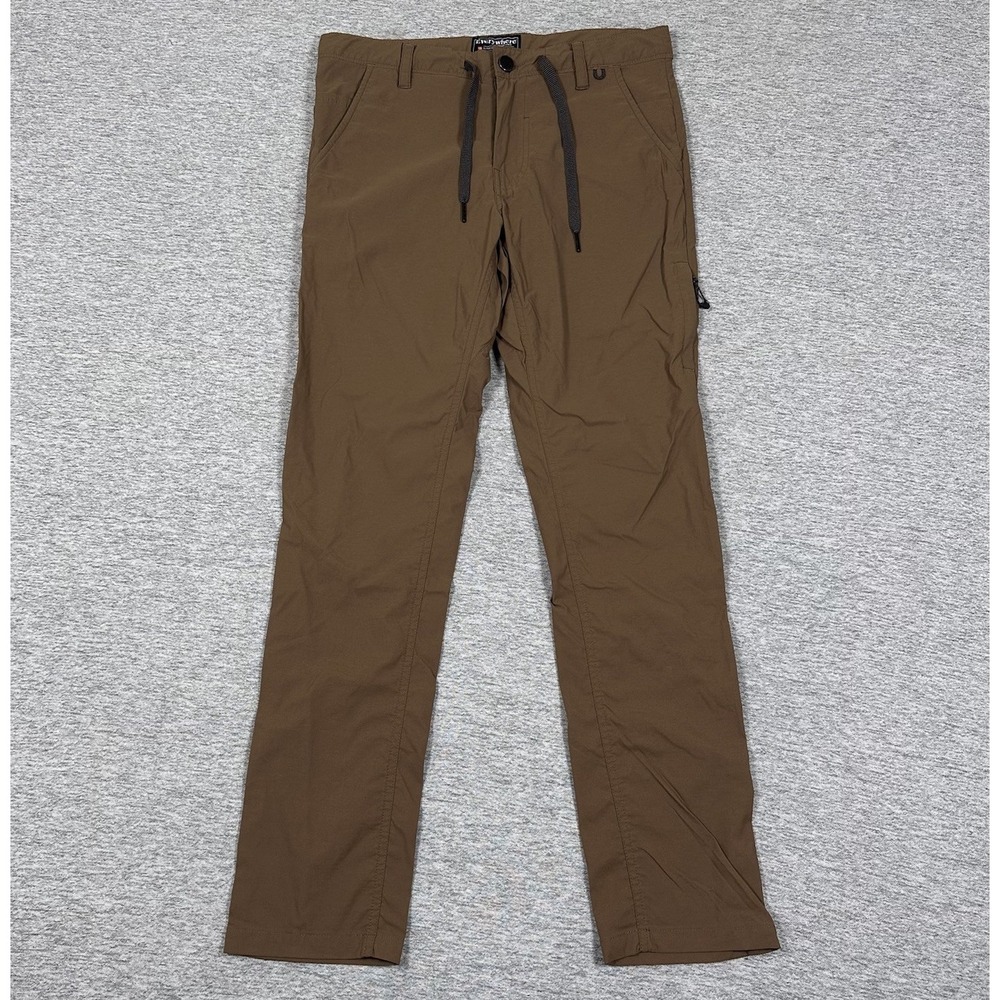 686 Pants Mens Small 30x30 Brown Slim Fit Everywhere Featherlight Outdoor Hiking